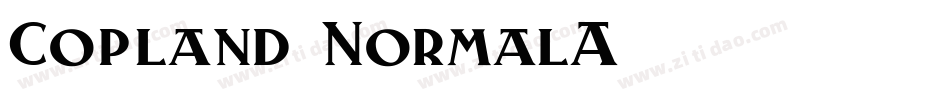Copland NormalA字体转换